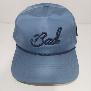 Bad Birdie Rope Snapback Golf Hat Cap Polyester Casual Blue/Black MSRP $38